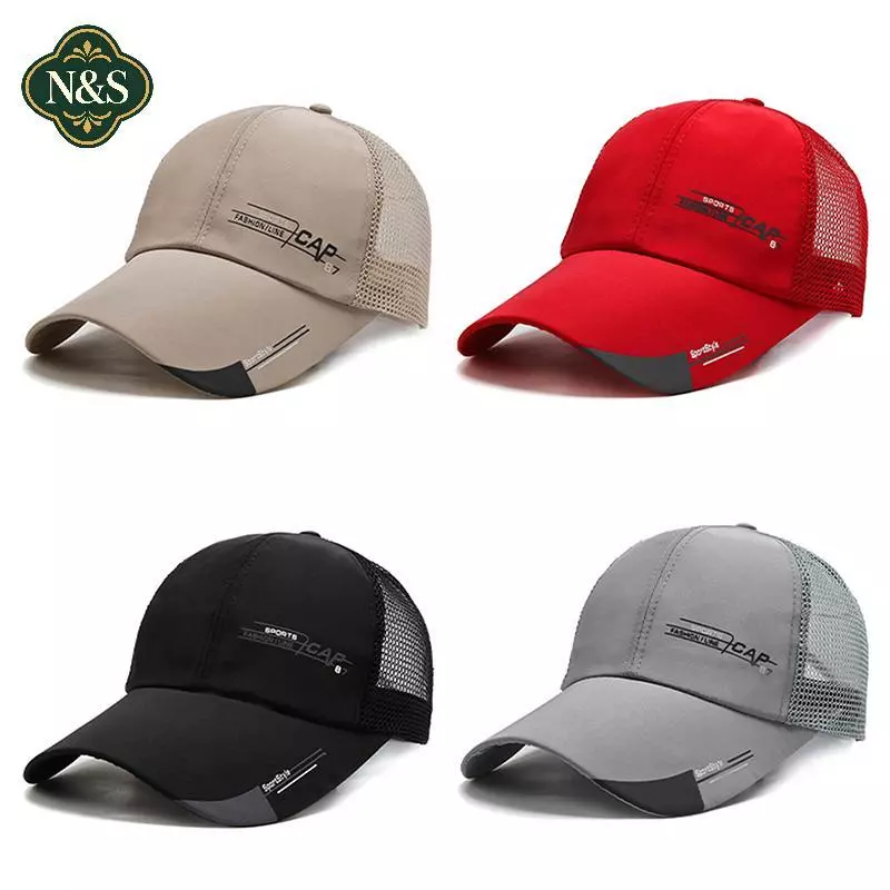 NS Đơn Giản Truer Mũ Chắc Chắn Mũ Bóng Chày Nam Lưới Thoáng Khí Mũ Nhãn Sti Snapba Sunhat Mùa Hè Golf Mũ Bóng Chày NS