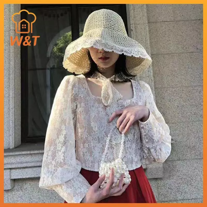 [W & T] 1 Ví đựng tiền xu trẻ em Kawaii Ví ngọc trai cho bé gái Túi đeo chéo công chúa tập đi Ví trẻ em có ngọc trai Túi xách công chúa trẻ em Mới
