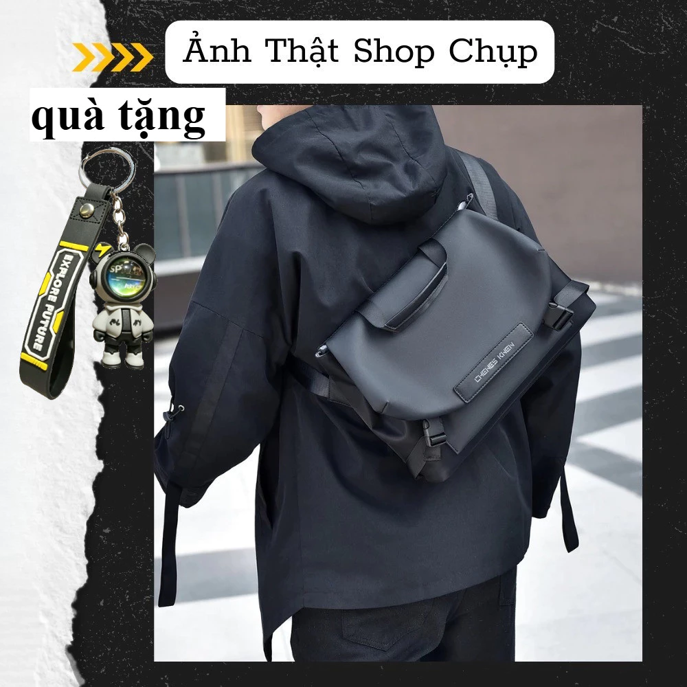 Hỏa Tốc,Túi đeo chéo nam Backpack cặp đeo chéo nam đi chơi đi học chống nước nhiều ngăn