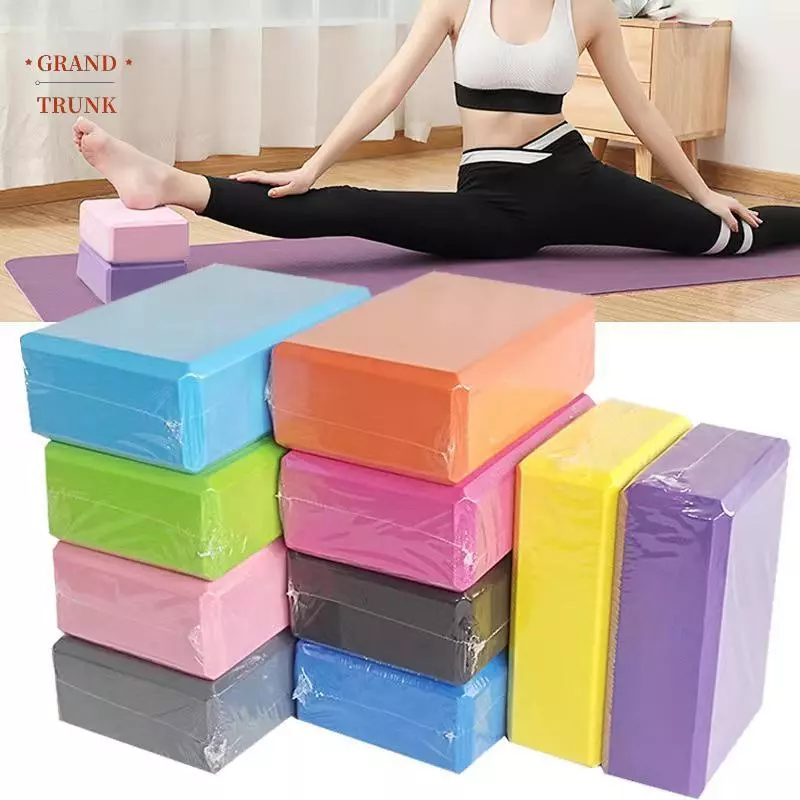 [INVN] EVA Gym Blos Foam Bri Training Fitness Set Tool Yoga Bolster Đệm Gối Kéo Dài Định Hình Cơ Thể Áo Tập Yoga Mới