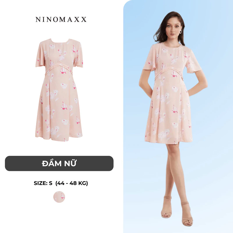 [CÒN SIZE S, M] Đầm Thời Trang Nữ Hoạ Tiết Hoa N&M 2007002