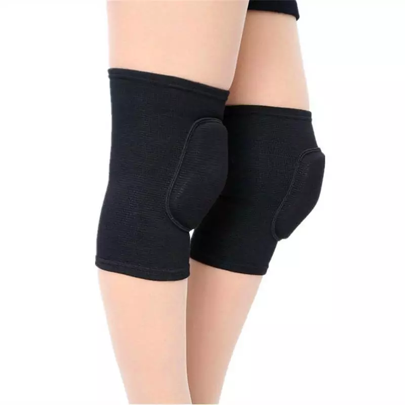 < Activee > Miếng đệm đầu gối nén thể thao Bảo vệ đầu gối đàn hồi Miếng bọt biển thiên thần Hỗ trợ nẹp đầu gối để tập luyện nhảy múa Tập Yoga đẹp