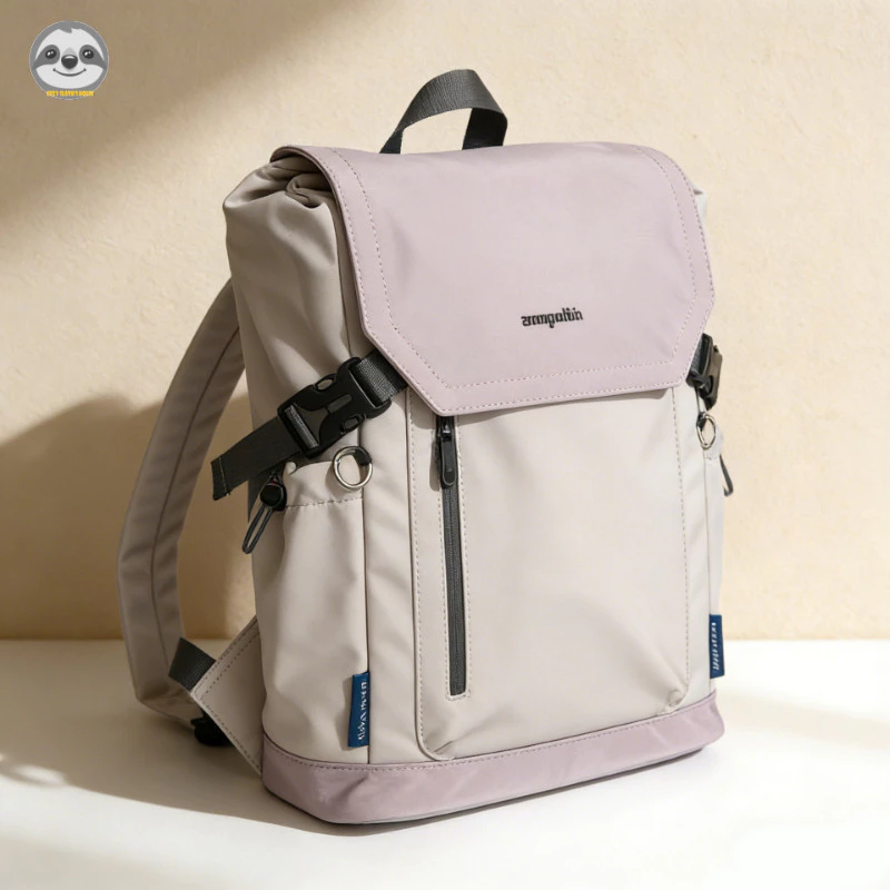 Ba lô chống trộm chống nước nắp công suất lớn / Ba lô máy tính 50cm / Ba lô phù hợp màu Nylon đơn giản
