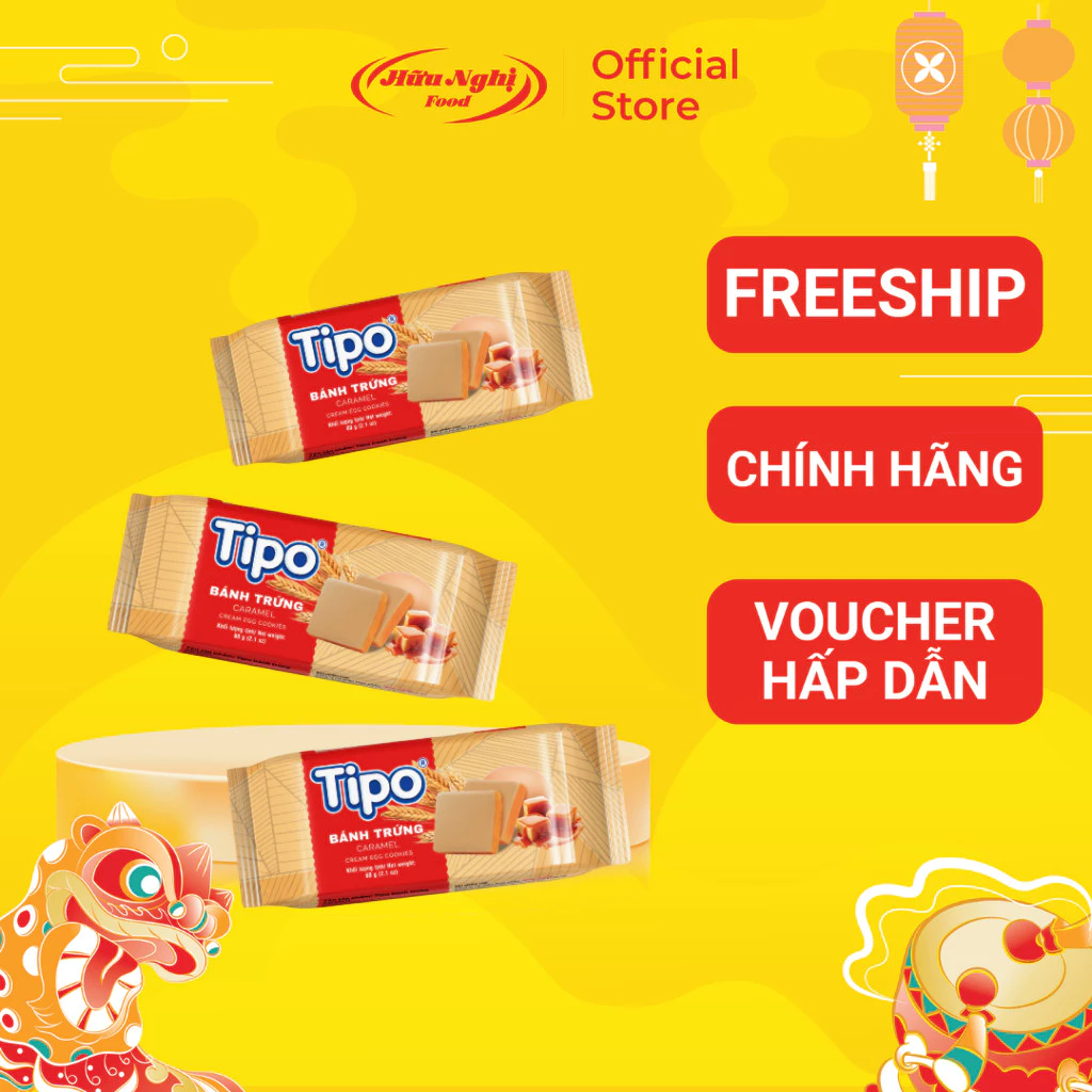 Bánh Tipo Trứng Nướng Caramel 60g