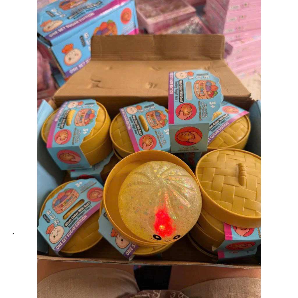 [LOẠI TO KÈM KHAY ĐỰNG]BÁNH BAO CÓ ĐÈN NHÁY + HỘP bánh bao phát sáng đèn hạt ngọc kèm hộp loại to--MYPHAMHN