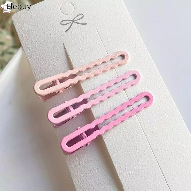 [Ele-T] 10 Kẹp Tóc Chống Trơn Trượt Nhiều Màu Sắc Matte Thiết Kế Sóng Sóng Kẹp Tóc Phụ Kiện Tạo Kiểu Mũ Barrettes Dễ Thương Để Trang Điểm Hàng Ngày Du Lịch