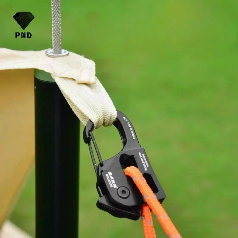 PND Lều Dây Căng Hợp Kim Nhôm Chống Rỉ Mạnh Chịu Lực Nhẹ Di Động Lều Dây Điều Chỉnh Lều Phụ Kiện raoog