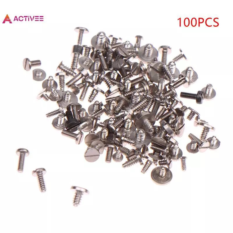 < Activee > 100 Cái Nhỏ Chính Xác Hỗn Hợp Đa Kích Thước Vít Đồng Hồ Chuyển Động Dụng Cụ Sửa Chữa Một Phần Cho Đồng Hồ Đẹp
