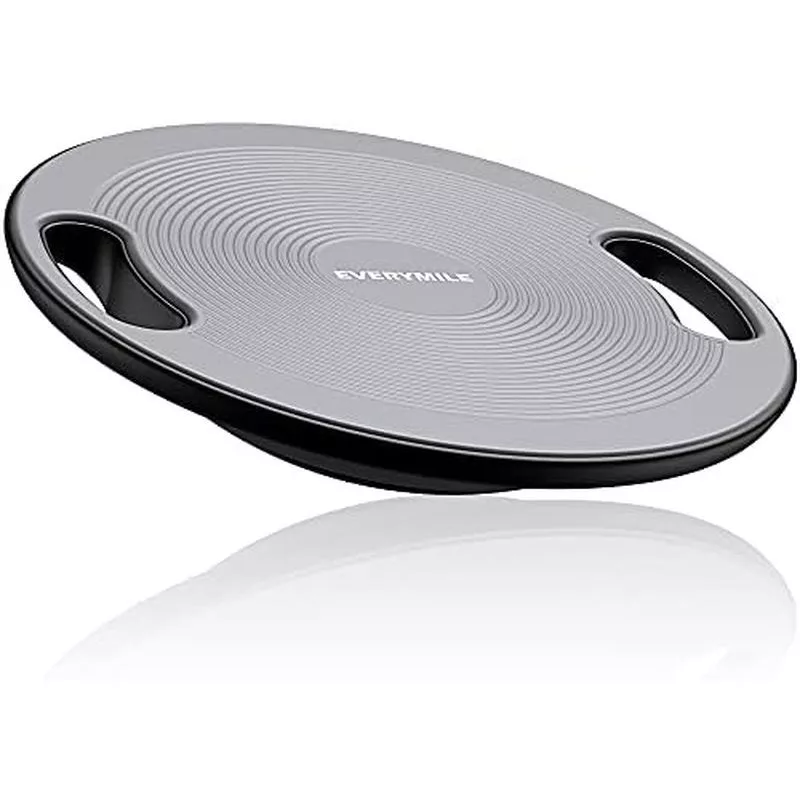 Bảng cân bằng Wobble, Huấn luyện viên ổn định cân bằng tập thể dục cân di động có tay cầm cho Huấn luyện viên lõi tập luyện Trị liệu vật lý & Amp; Bề mặt không trượt phòng tập thể dục