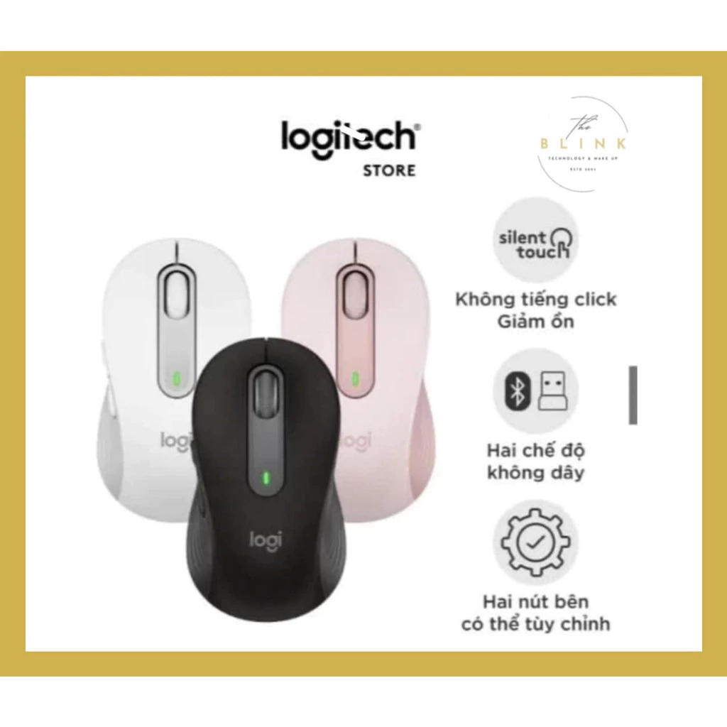Chuột Lgt M650 Không Dây Bluetooth SilentTouch - Cuộn SmartWheel, BẢO HÀNH 1 NĂM, 1 ĐỔI 1