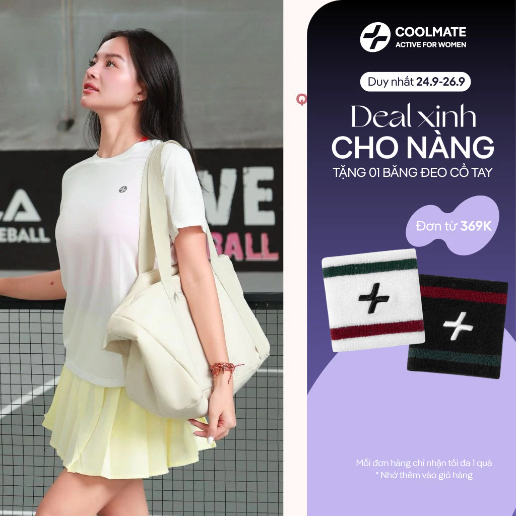 [369K TẶNG QUÀ]Áo thun Tshirt thể thao nữ Quick Dry 2 dáng Slim/ Tight thấm hút mồ hôi - Coolmate Women