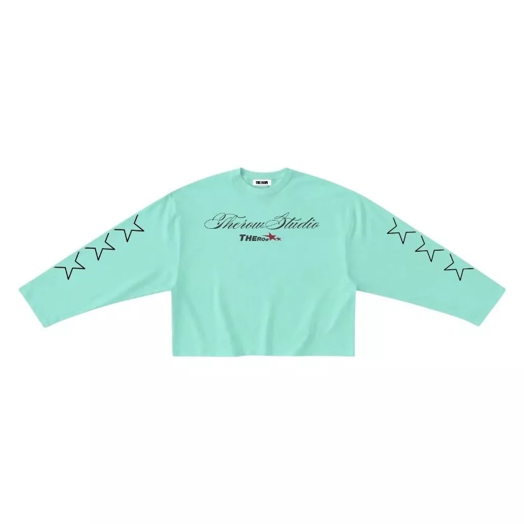 Áo Thun Tay Dài Form Boxy Cotton , Áo Longsleev Boxy Unisex Họa Tiết Sao Star Form Rộng Phong Cách y2k