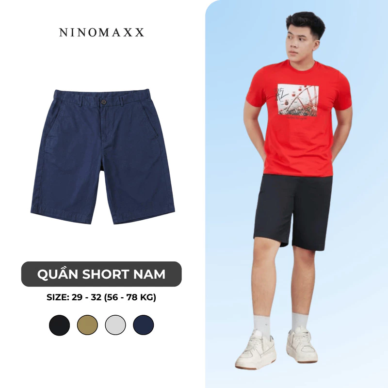 Quần Short Nam Kaki Ninomaxx 2507003
