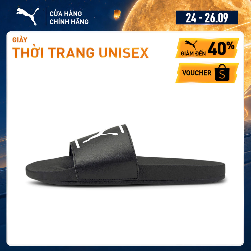 Dép Quai Ngang PUMA Unisex Leadcat FTR Comfort Black Màu Đen