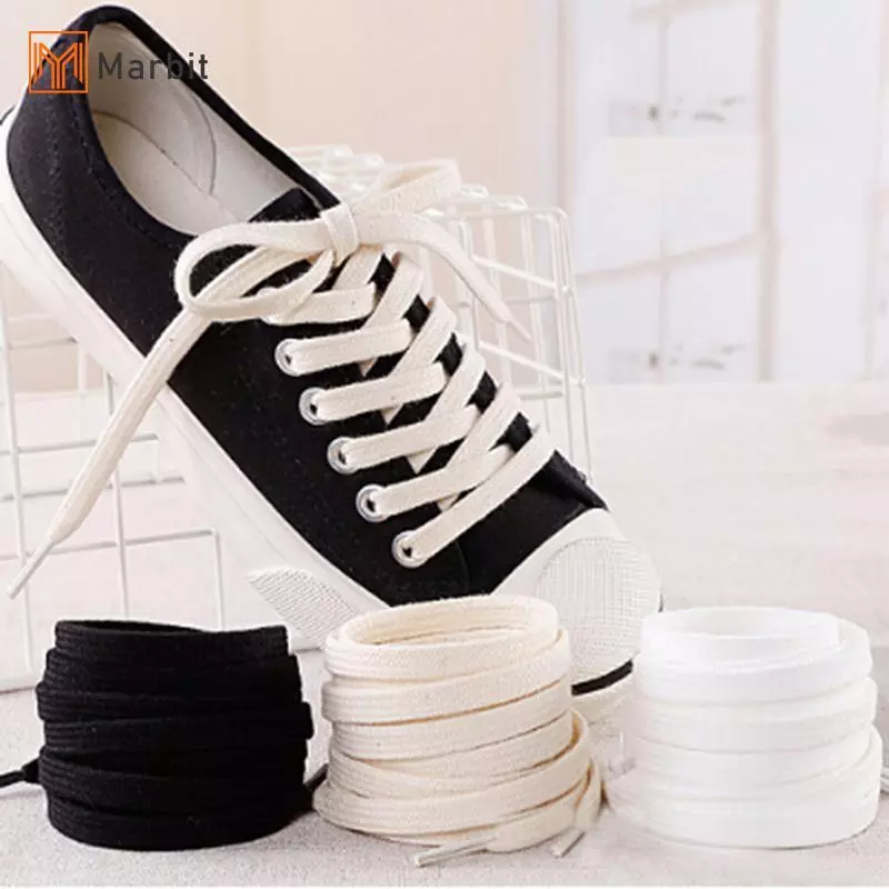 [Mar-T] 1 Cặp 100CM / 120CM / 140CM / 160CM Cotton Thi Flat Dây Giày Thể Thao Giày Ren