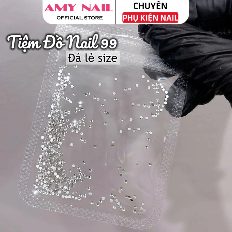Đá tròn trắng đủ size, đá chân bằng cao cấp trang trí móng