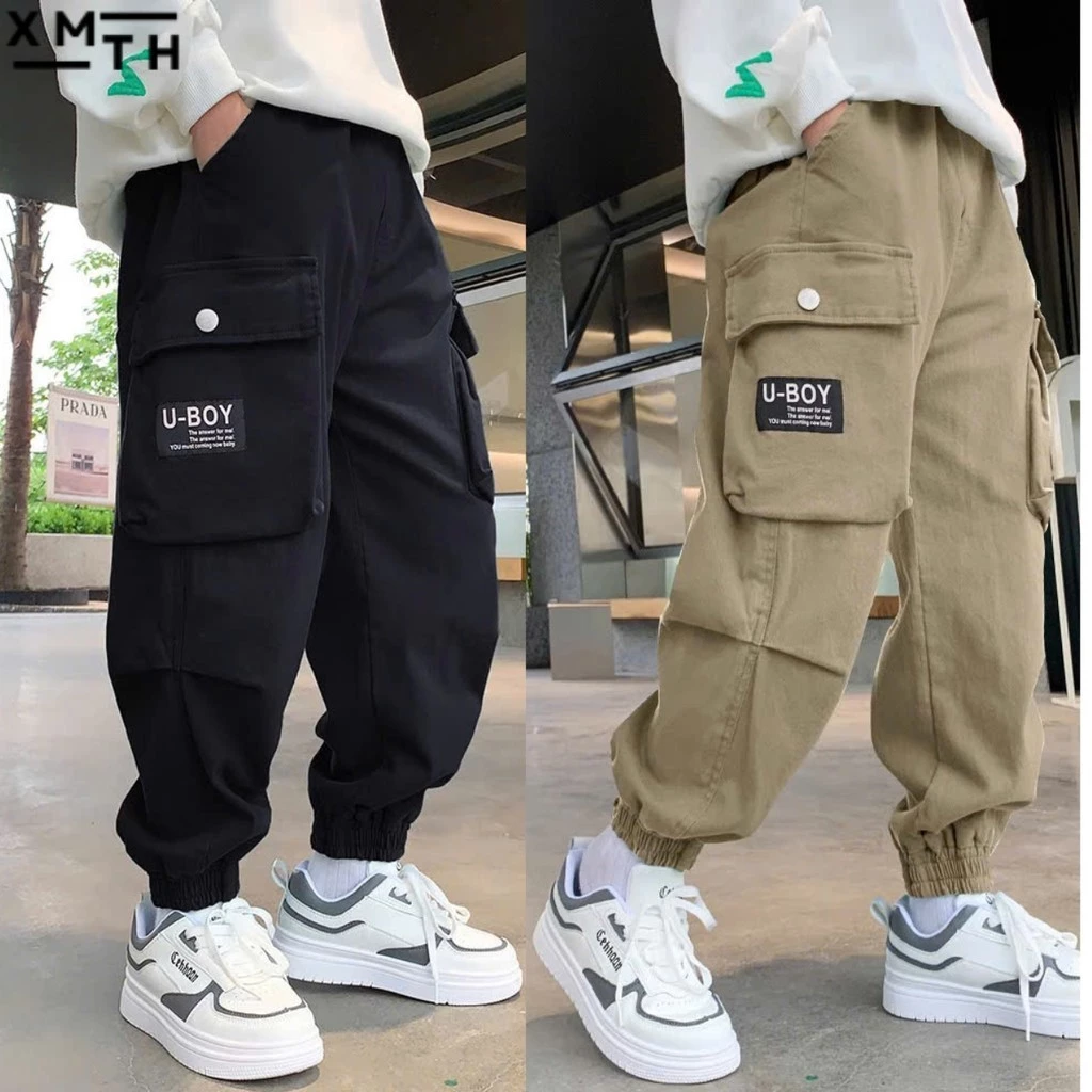Quần Kaki Cargo Bé Trai Bo Gấu Túi Hộp Size 18-50kg. Quần Dài, Quần Short Đi Học, Đi Chơi Cho Trẻ Em, Học Sinh Nam đẹp