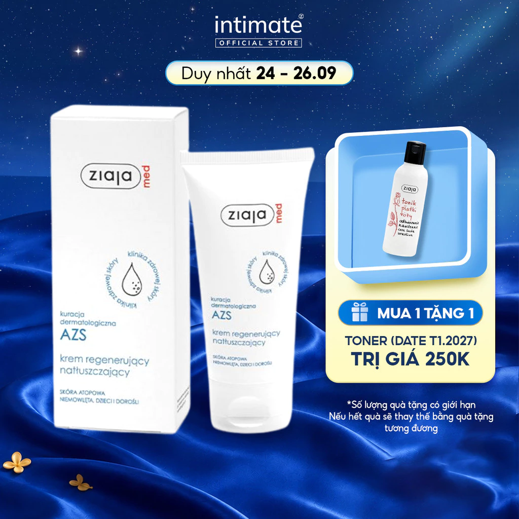 Nhũ Tương Dưỡng Ẩm Toàn Thân Ziaja Med Atopic Dermatitis Cung Cấp Vitamin E Tái Tạo Làn Da 100ml