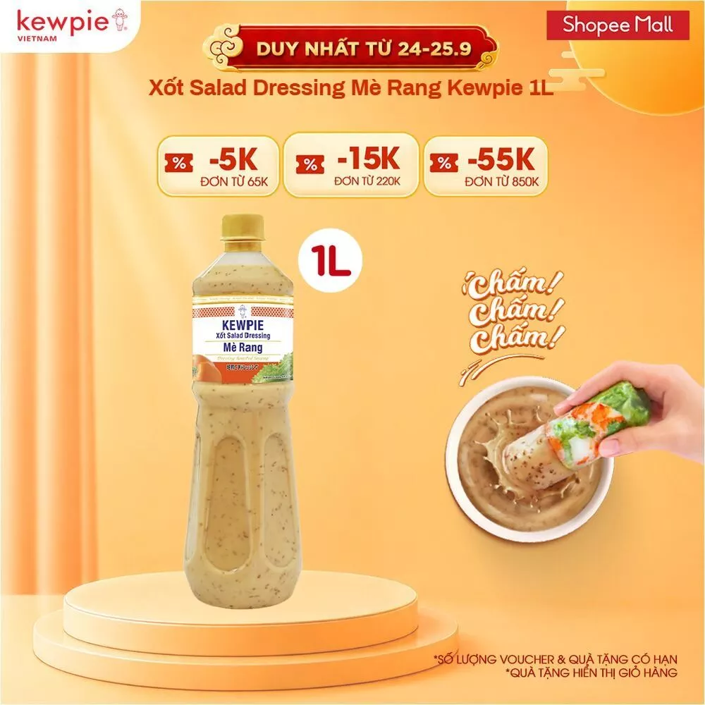 Xốt Salad Dressing Mè Rang Kewpie 1L