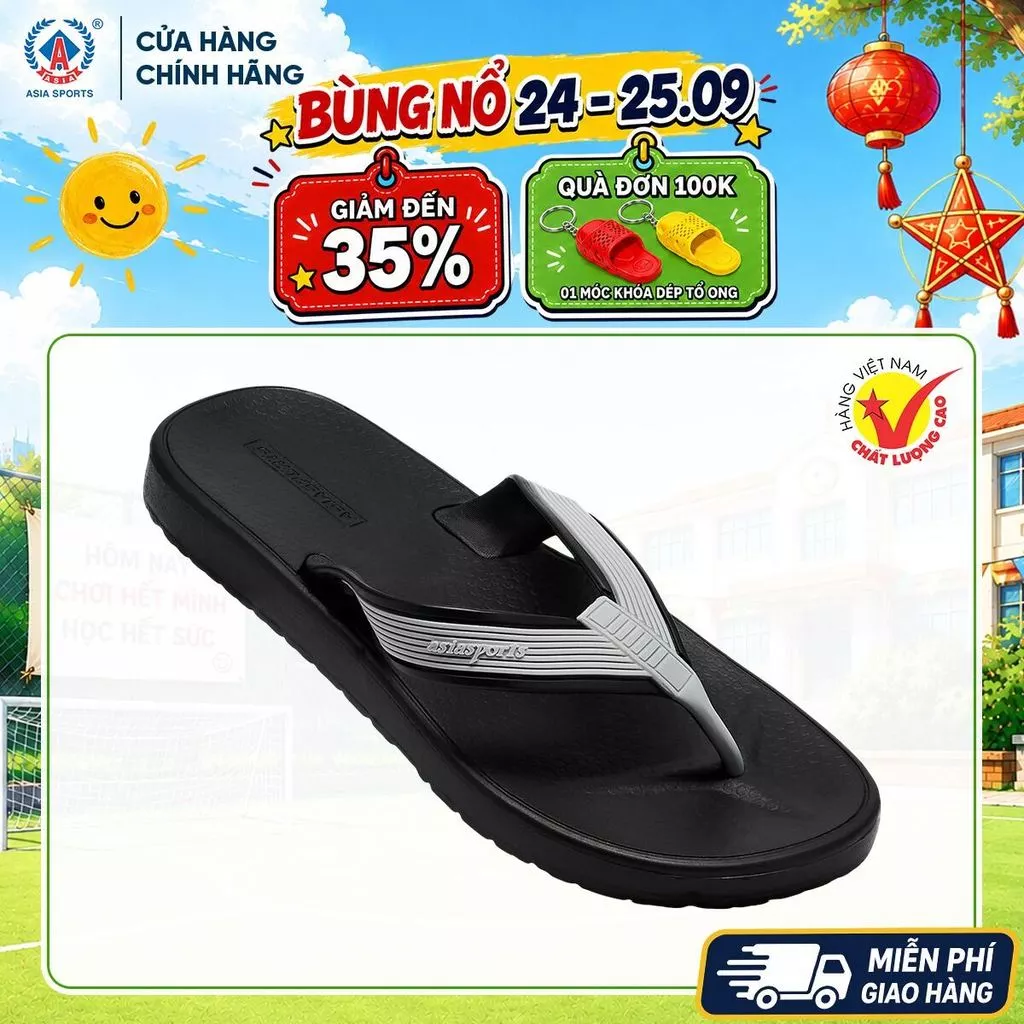 Dép Kẹp Nam ASIA Đế EVA Siêu Nhẹ Quai PVC - Dép Xỏ Ngón Nam Thời Trang Đa Dụng Chống Trượt - DME110