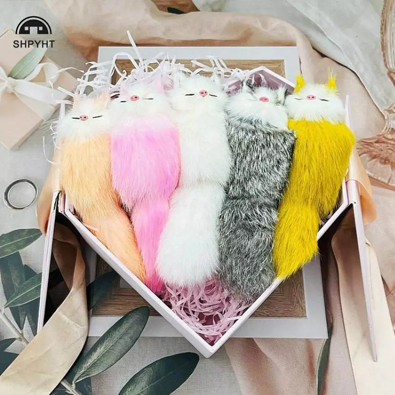 [SHPYHT] Trang Sức Thời Trang Dễ Thương Sang Trọng Cáo Nhỏ Móc Khóa Túi Người Phụ Nữ Mặt Dây Chuyền Quà Tặng Sáng Tạo Đồ Trang Trí Móc Khóa Mới