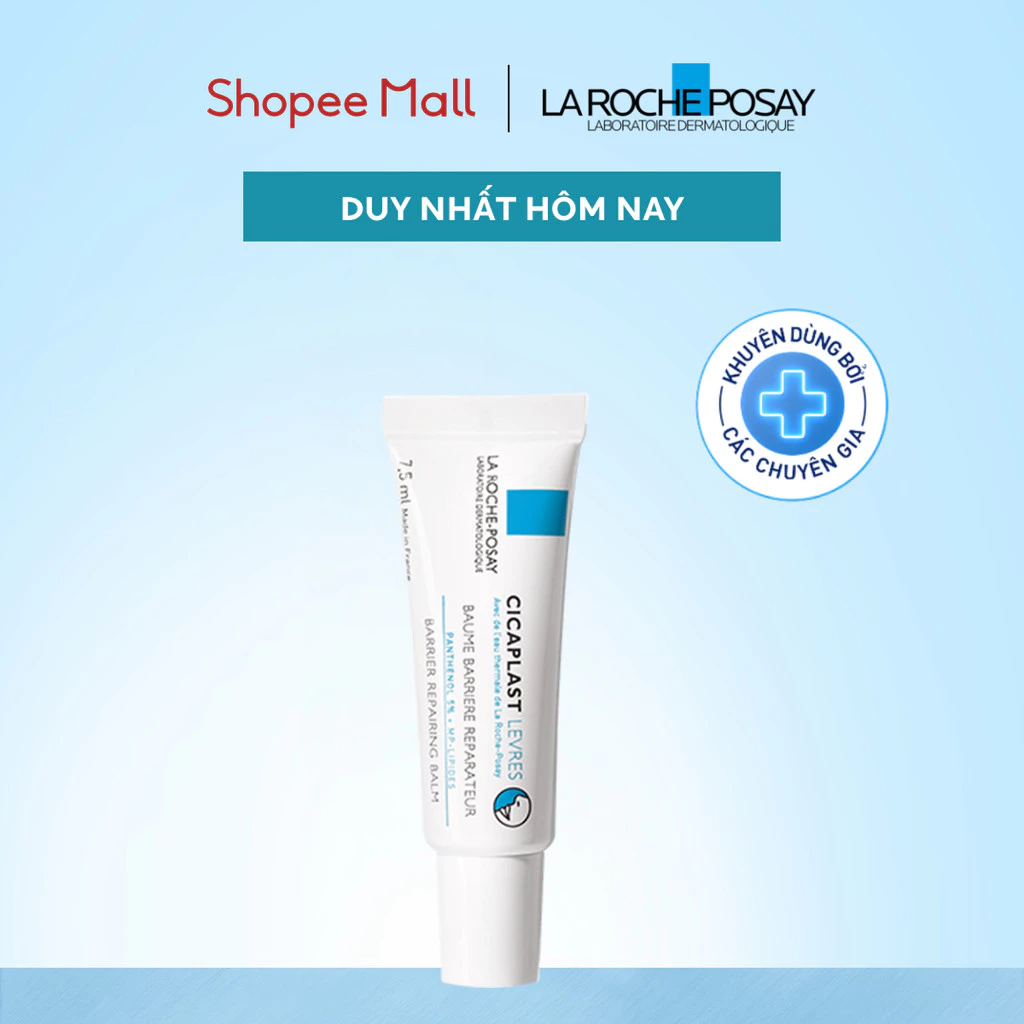 Kem Dưỡng giúp phục hồi độ ẩm & bảo vệ môi La RochePosay Cicaplast Lips 7.5ml