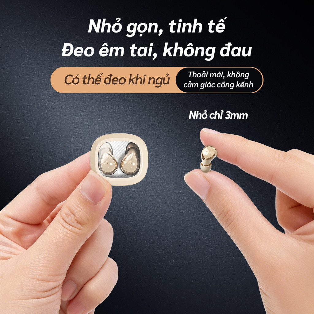 Tai nghe không dây Bluetooth A10A TWS nhét tai tai nghe nhét tai ngủ vô hình…