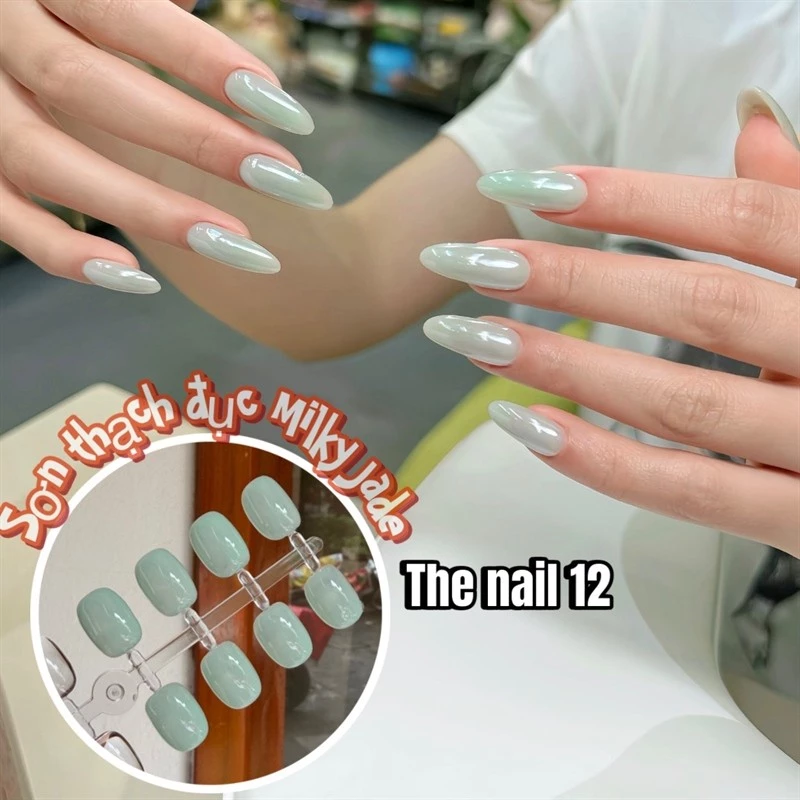 Sơn gel thạch đục Milky Jade( nắp bạc11 )