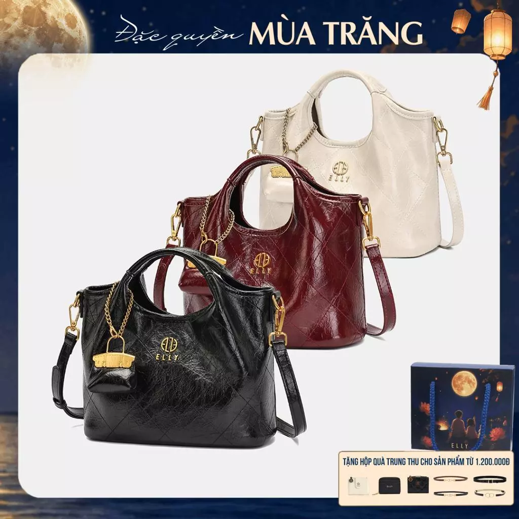 [TẶNG QUÀ TRUNG THU 599K] Túi xách nữ ELLY EL359 túi đeo chéo đeo vai xách tay thời trang cao cấp