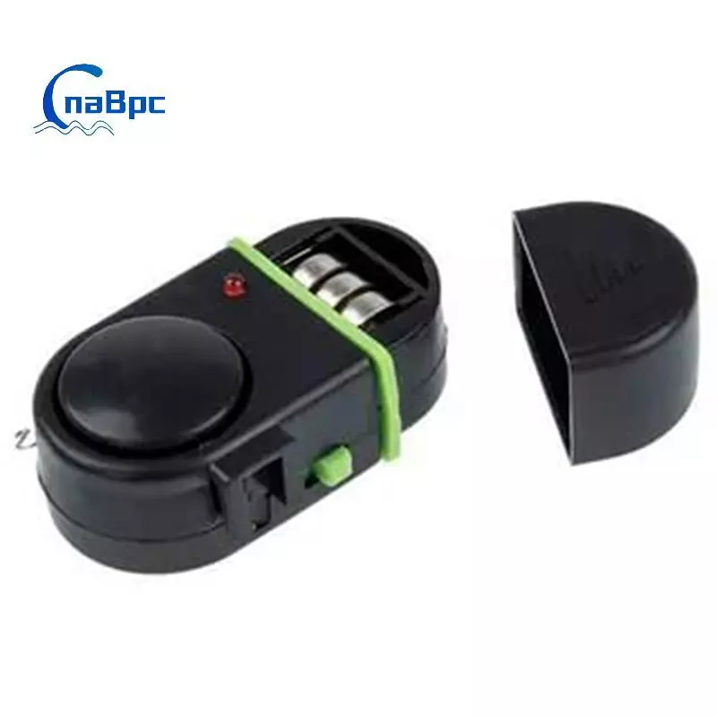 < CnaBpc > Chuông báo động cá cắn điện tử Cần câu W / Thiết bị báo động đèn LED Mới