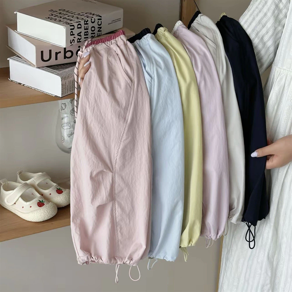 Quần Bé Gái Mùa Hè Mỏng Phong Cách Cho Bé Phong Cách Phương Tây Quần Chống Muỗi Trẻ Em Thoáng Mát Nhanh Khô Quần Dù