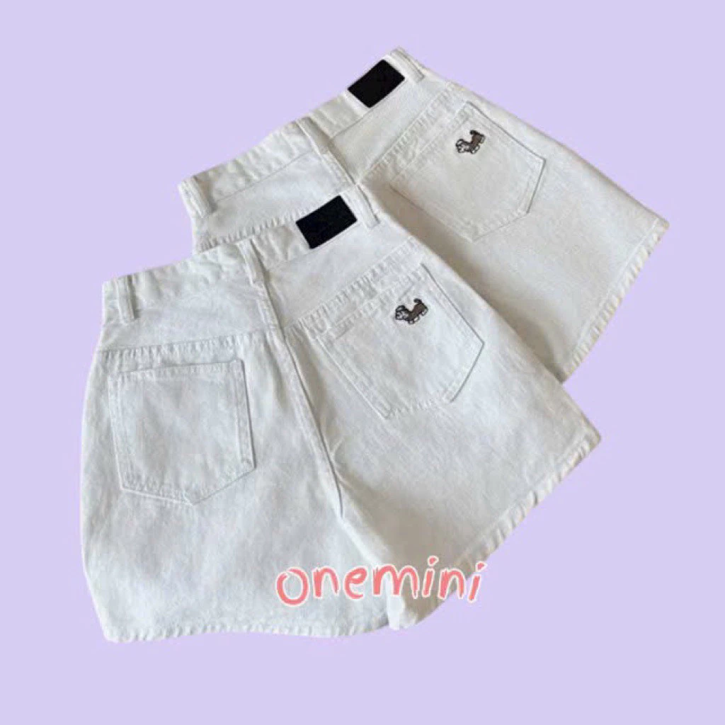 [Peinn] Quần Đùi Jean Nữ Cún cute Kaki Short Ngắn Cạp Thấp Cá Tính Lưng Trễ Ôm Mông Dancer