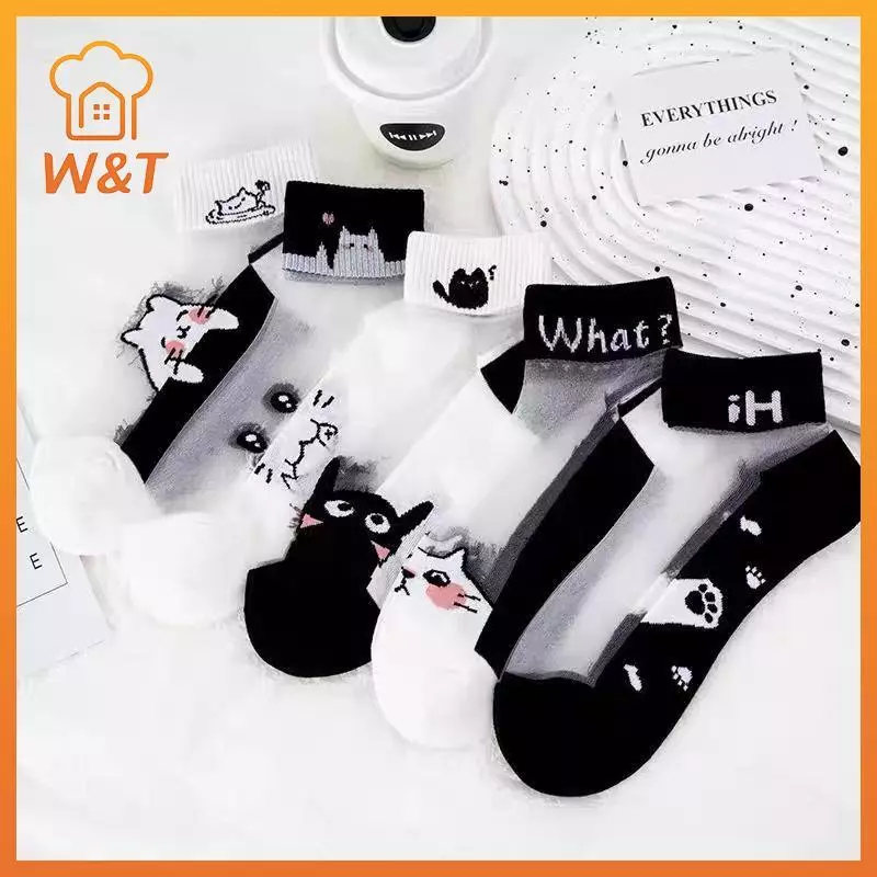 [W & T] 5 Cặp Thoáng Khí Hút Mồ Hôi Sos Chống Mòn Chống Mùi Mùa Hè Sos Dành Cho Nữ Trong Suốt Vô Hình Mỏng Sos Mới