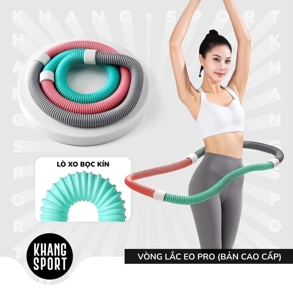 Vòng Lắc Eo Pro Bản Nâng Cấp Không Kẹp Da - Gọn Nhẹ, Êm Ái, Thích Hợp Mọi Lứa Tuổi - Vòng Lắc Eo 02