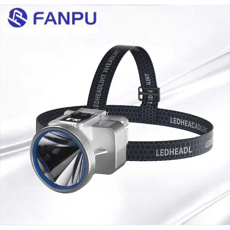 Đèn LED Đội Đầu Ánh Sáng Trắng, Đèn Pin Đa Năng Chiếu Xa Siêu Sáng, Pin Trâu, Đèn Đi Rừng, Câu Cá