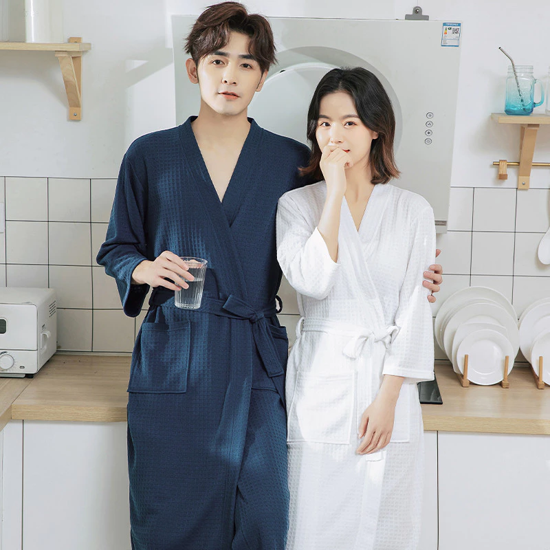 Áo choàng Bộ Đồ Ngủ Nữ Tất Cả Mùa Dài Tay Bộ Đồ Ngủ Thiết Kế Dây Đeo Đồ Ngủ Người Phụ Nữ Mặc Ban Đêm Mặc Nhà Áo Tắm