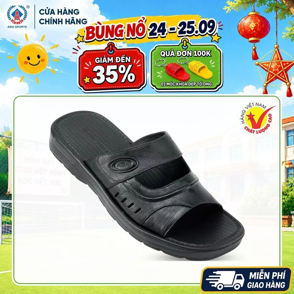 [7 MẪU] Dép Quai Ngang Nam ASIA Đế EVA Siêu Nhẹ Cao Cấp - Dép Lê Nam Đa Dụng Cho Bố Đi Trong Nhà Đi Chơi - DME111