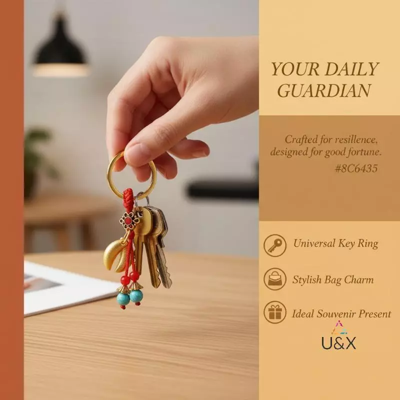 U & X Trung Quốc Luy Mạ Vàng May Mắn Mặt Dây Chuyền Phước Lành Quyến Rũ Cho Bạn Bè Đảng Ủng Hộ Nhỏ Tinh Tế Quà Tặng MỚI