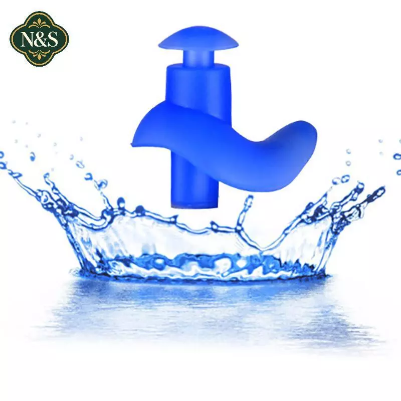 NS 1 Cặp Nút Tai Silicon Mềm Có Thể Tái Sử Dụng Giảm Tiếng Ồn Cho Giấc Ngủ NS