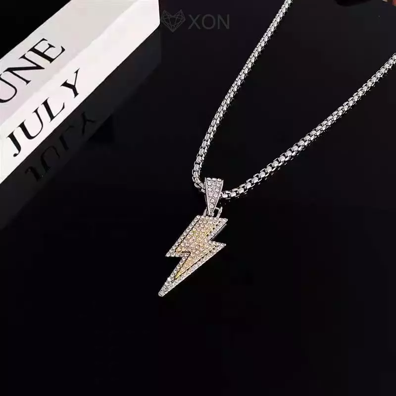 [XON] Vòng cổ quyến rũ pha lê Shine Full Zircon Vòng cổ dành cho nữ Dây chuyền đá ngoài Phụ kiện trang sức tiệc Hip Hop [Mina]