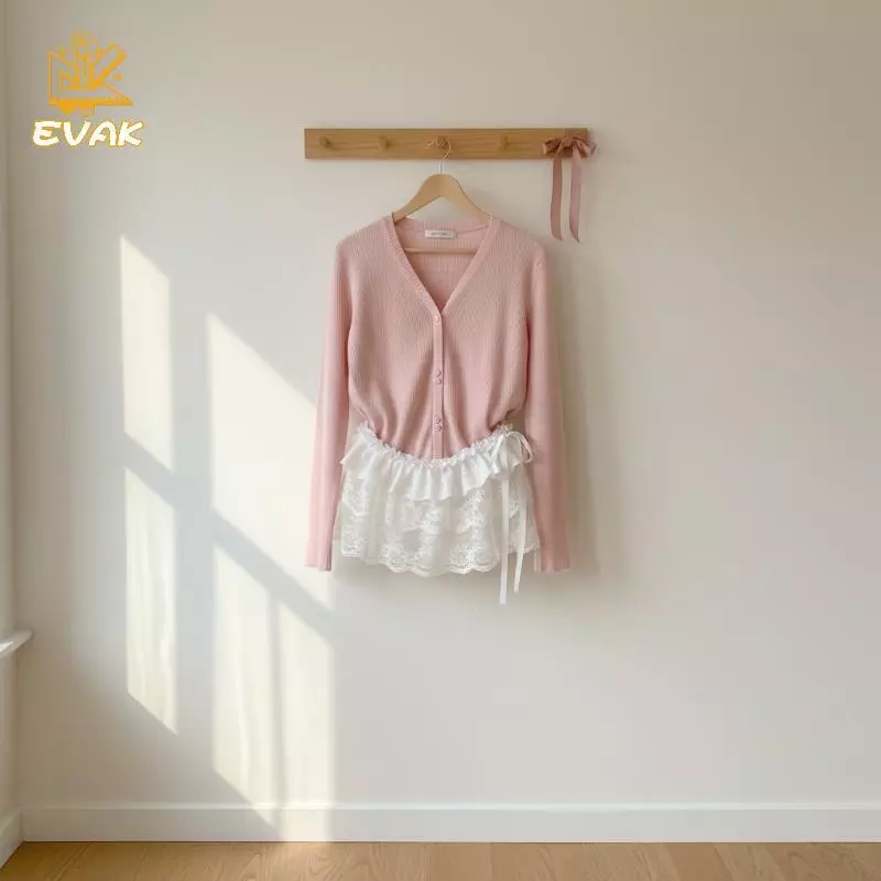 Alittlesetrtu Đầm Ren Mini Lớp Xếp Ly Viền Hợp Thời Trang Dạo Phố Tiệc Tối Nhẹ Cho Bé Gái VN