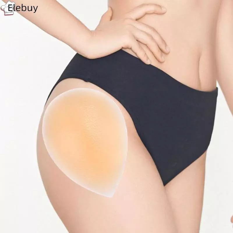 [Ele-T] 1 Cặp Tăng Cường Mông Thoải Mái Có Thể Tháo Rời Đẩy Lên Mông Đường Viền Hông Silicone Mông Miếng Lót Nam Nữ Giả Mông Miếng Lót