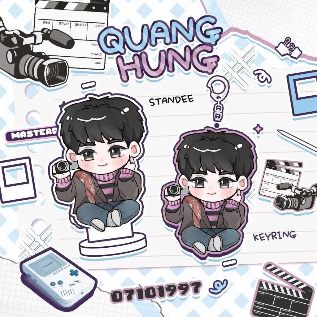 Móc khóa quang hùng siêu cute - 2025