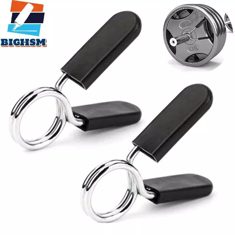 [BIGHSM] Kẹp tạ 25 / 28 / 30mm Kẹp cổ lò xo Kẹp tập thể dục Trọng lượng tạ Lo Bộ nâng tiêu chuẩn Barbell Lo