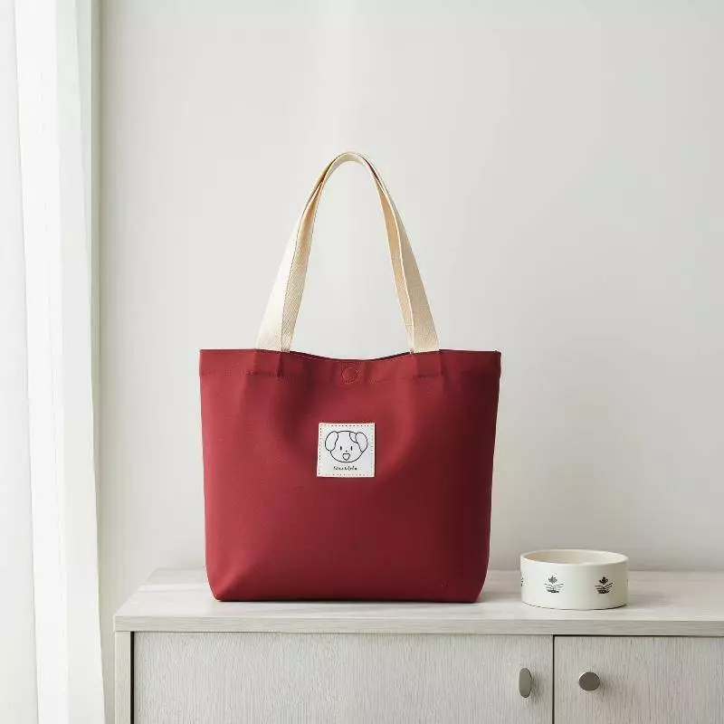 < CnaBpc > Túi đeo vai bằng vải Canvas có sẵn cho văn phòng Dung tích lớn Thiết kế đơn giản cho người thay thế Mới