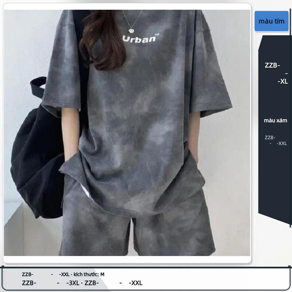 Bộ Đồ Thể Thao Nữ 2 Món Áo Quần Short Vải Lụa Sữa Mềm Mát Mùa Hè Phong Cách Hàn Quốc