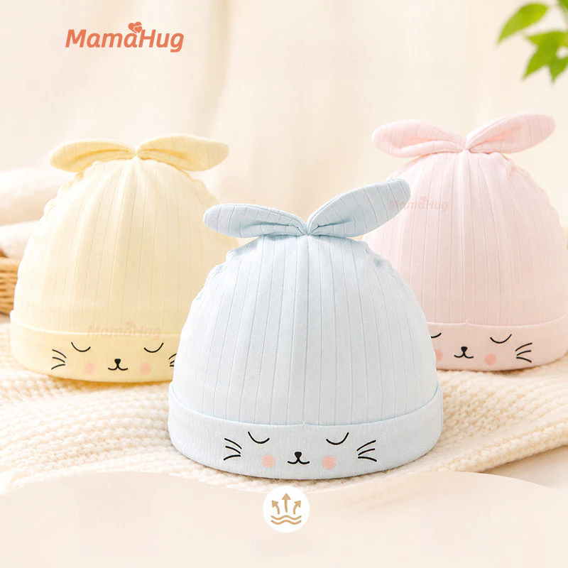 Mũ Bé Sơ Sinh Mỏng Một Lớp Cotton Beanie Cho Trẻ Sơ Sinh Liền Mạch Bé Mũ Mềm Mại Thoáng Khí Mũ Cho Mùa Xuân, Mùa Thu Bốn Mùa Mặc Hàng Ngày Thoải Mái Phụ Kiện Cho Bé