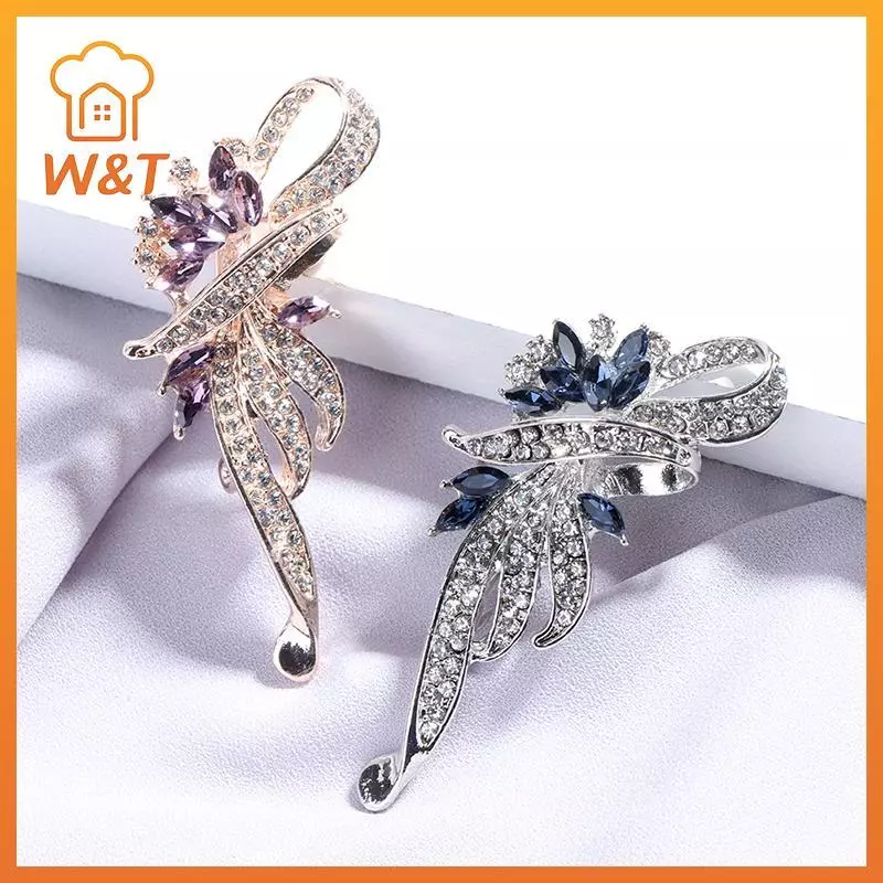 [W & T] 1 Người Phụ Nữ Thanh Lịch Pha Lê Thổ Cẩm Chân Trang Sức Thời Trang Quần Áo Phụ Kiện Quà Tặng Mới