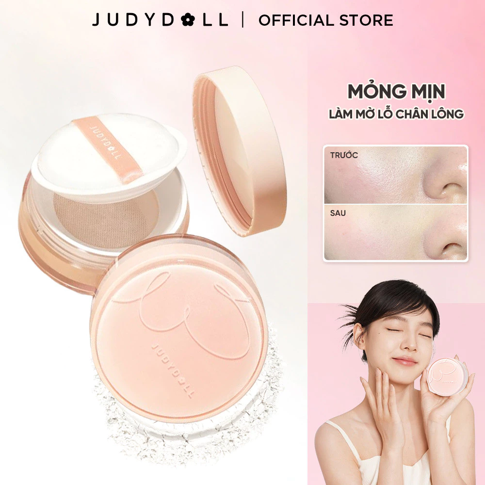 Phấn Phủ JUDYDOLL Soft Light Setting Powder Mịn Mờ Da Kiềm Dầu Mỏng Nhẹ 8g