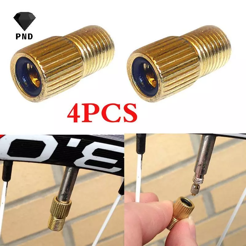 PND 4 Cái / bộ Chuyển Đổi Van Chuyển Đổi Xe Đạp Đường Bộ Ống Bơm Xe Đạp 1.5Cm 
 Raoog